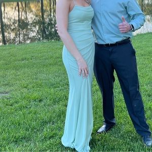 Dusty Sage Bridesmaids dress